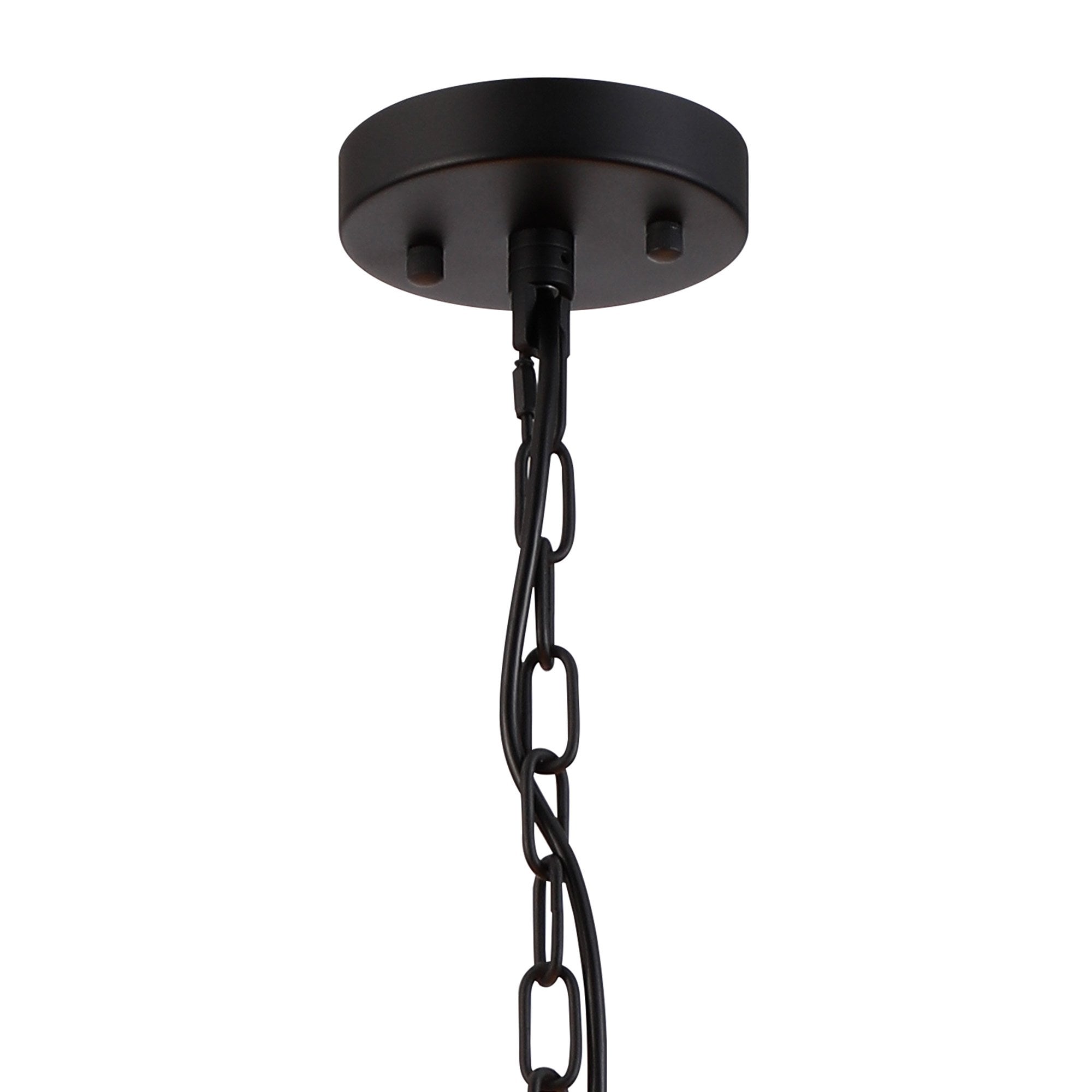 NL91089 Maccia 8 Light Pendant/Ceiling Light Satin Black Clear