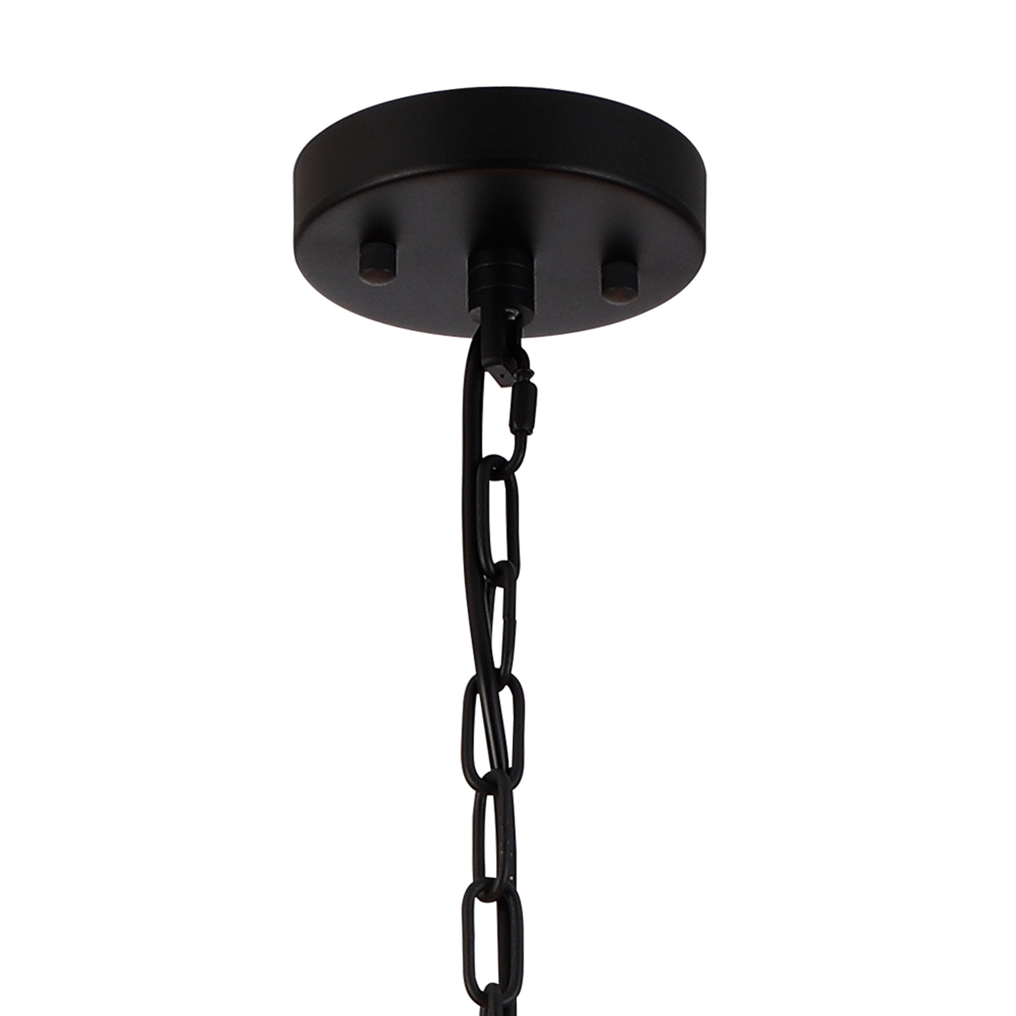 NL91099 Maccia 6 Light Pendant/Ceiling Light Satin Black Clear
