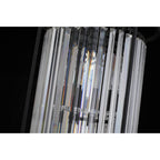 NL91099 Maccia 6 Light Pendant/Ceiling Light Satin Black Clear