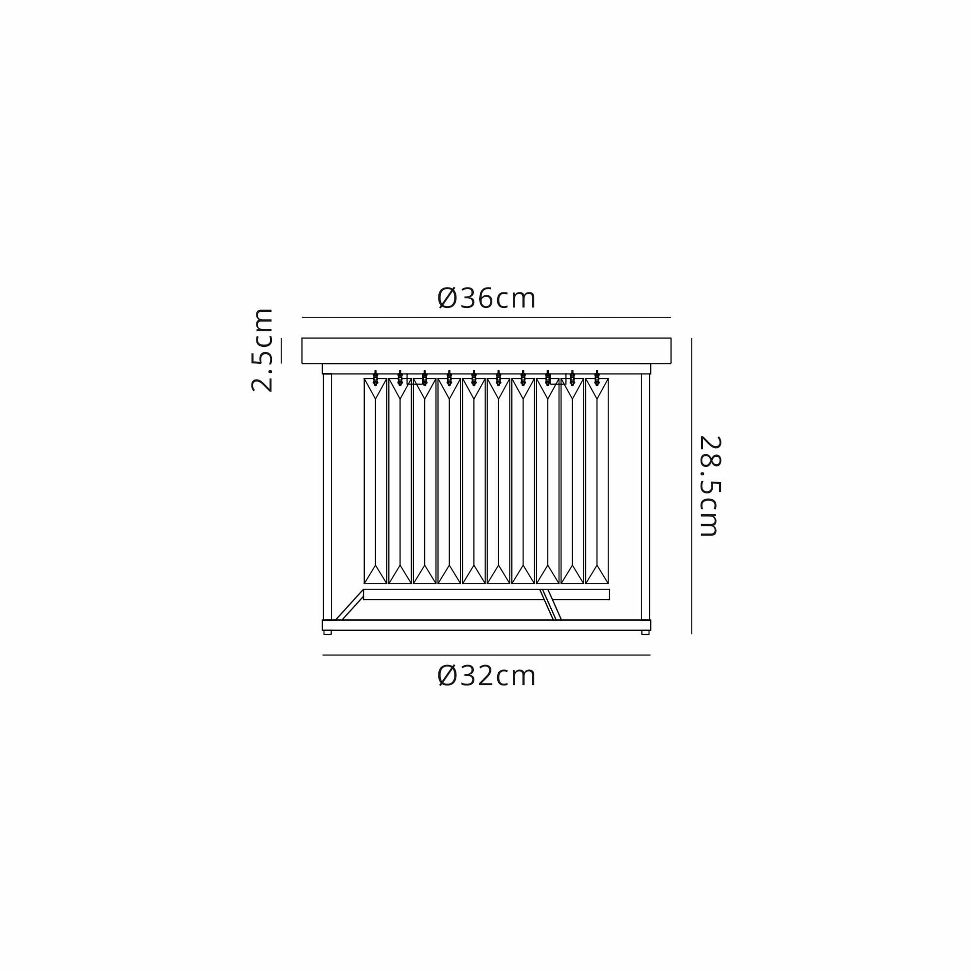 NL91119 Maccia 3 Light Flush Ceiling Light Satin Black Clear