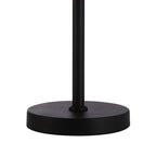 NL91159 Maccia 1 Light Table Lamp Satin Black Clear