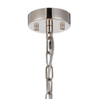 NL91169 Maccia 1 Light Pendant/Ceiling Light Polished Nickel Clear
