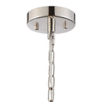 NL91179 Maccia 3 Light Pendant/Ceiling Light Polished Nickel Clear