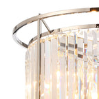 NL91189 Maccia 6 Light Pendant/Ceiling Light Polished Nickel Clear