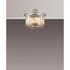 NL91189 Maccia 6 Light Pendant/Ceiling Light Polished Nickel Clear