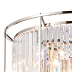 NL91199 Maccia 8 Light Pendant/Ceiling Light Polished Nickel Clear