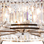 NL91199 Maccia 8 Light Pendant/Ceiling Light Polished Nickel Clear