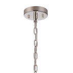 NL91209 Maccia 6 Light Pendant/Ceiling Light Polished Nickel Clear