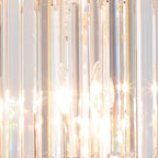 NL91209 Maccia 6 Light Pendant/Ceiling Light Polished Nickel Clear