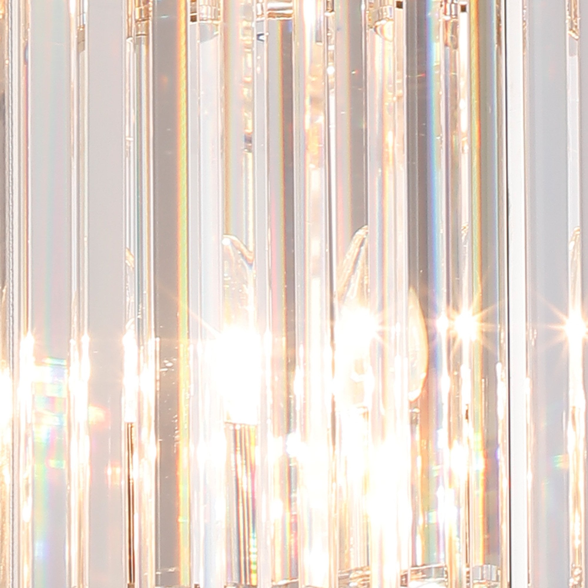 NL91209 Maccia 6 Light Pendant/Ceiling Light Polished Nickel Clear