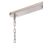 NL91219 Maccia 7 Light Pendant/Ceiling Light Polished Nickel Clear