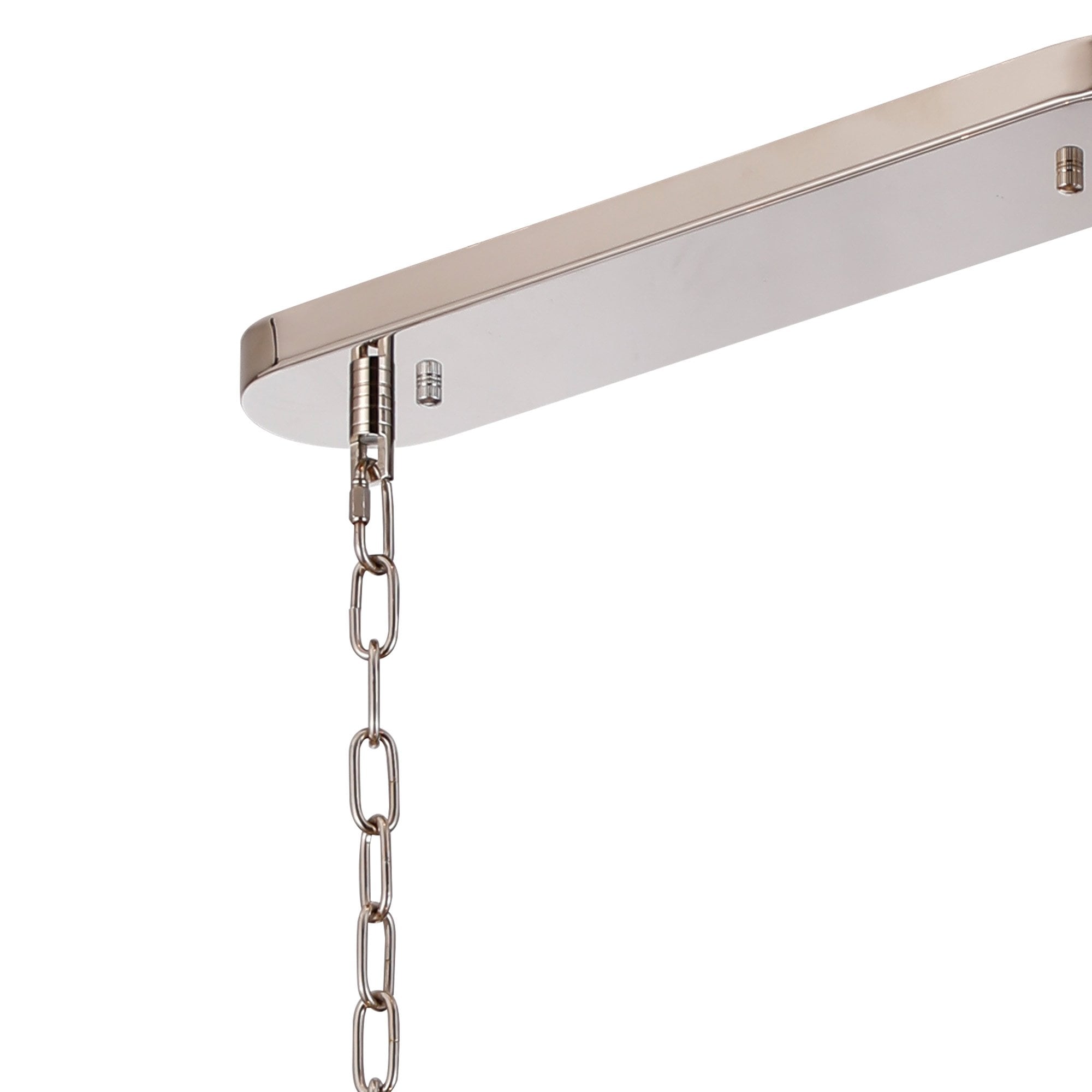 NL91219 Maccia 7 Light Pendant/Ceiling Light Polished Nickel Clear