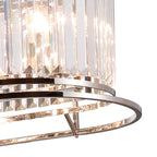 NL91219 Maccia 7 Light Pendant/Ceiling Light Polished Nickel Clear