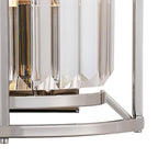 NL91259 Maccia 2 Light Wall Light Polished Nickel Clear
