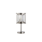 NL91269 Maccia 1 Light Table Lamp Polished Nickel Clear
