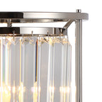 NL91269 Maccia 1 Light Table Lamp Polished Nickel Clear
