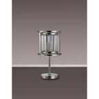 NL91269 Maccia 1 Light Table Lamp Polished Nickel Clear