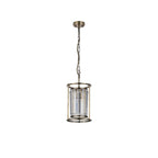 NL91279 Maccia 1 Light Pendant/Ceiling Light Antique Brass Clear