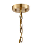 NL91289 Maccia 3 Light Pendant/Ceiling Light Antique Brass Clear