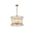 NL91299 Maccia 6 Light Pendant/Ceiling Light Antique Brass Clear