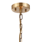 NL91299 Maccia 6 Light Pendant/Ceiling Light Antique Brass Clear
