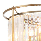 NL91299 Maccia 6 Light Pendant/Ceiling Light Antique Brass Clear