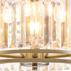 NL91299 Maccia 6 Light Pendant/Ceiling Light Antique Brass Clear