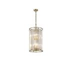 NL91319 Maccia 6 Light Pendant/Ceiling Light Antique Brass Clear