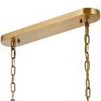NL91329 Maccia 7 Light Pendant/Ceiling Light Antique Brass Clear