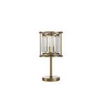 NL91379 Maccia 1 Light Table Lamp Antique Brass Clear