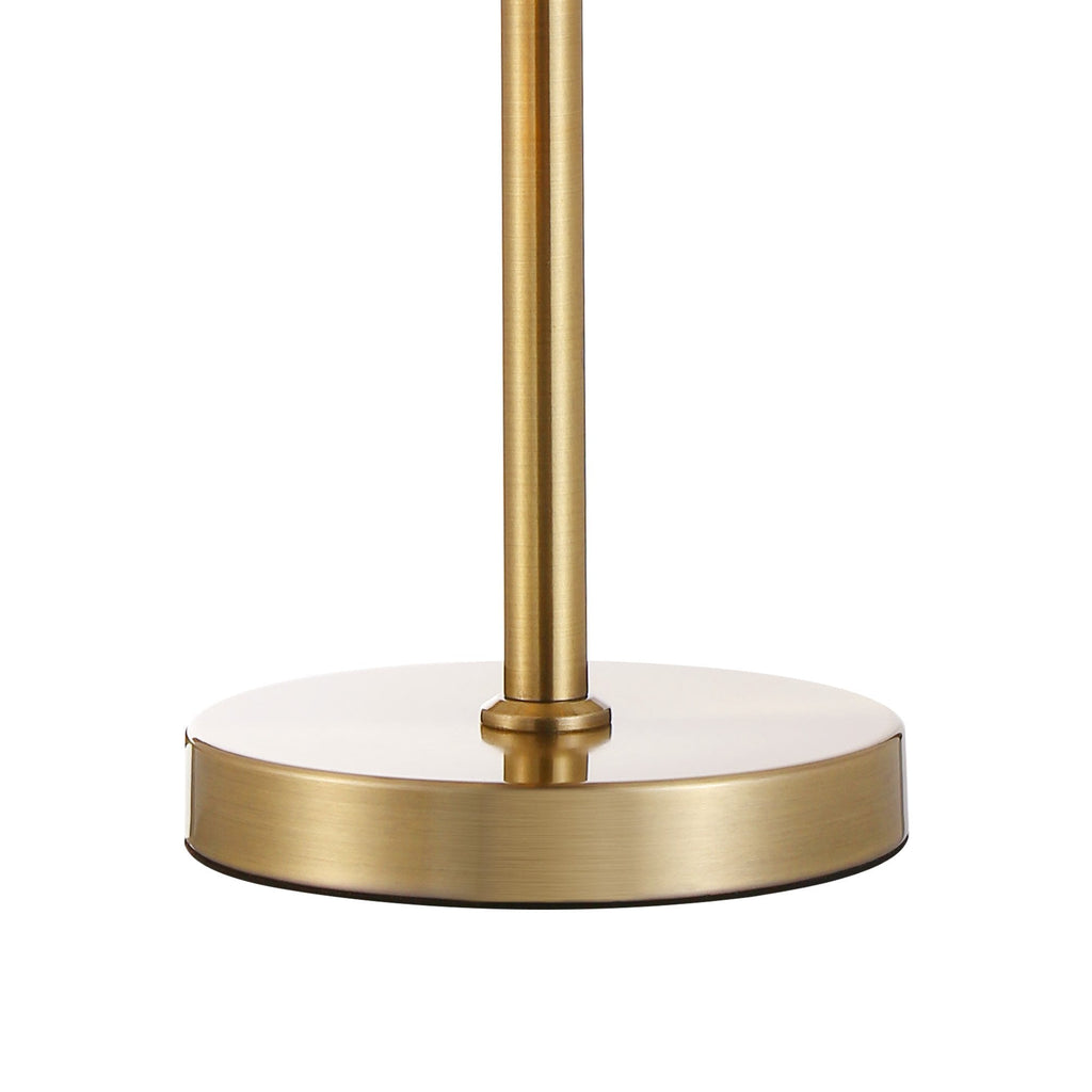 NL91379 Maccia 1 Light Table Lamp Antique Brass Clear