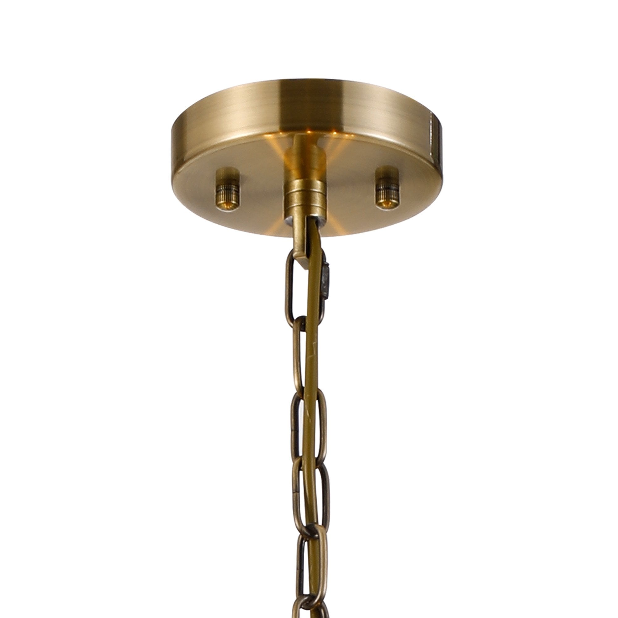 NL93079 Maccia 10 Light Pendant Antique Brass Clear