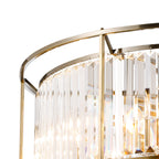 NL93079 Maccia 10 Light Pendant Antique Brass Clear