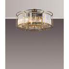 NL93079 Maccia 10 Light Pendant Antique Brass Clear