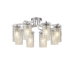 NL90989 Minnie 8 Light Ceiling Light Polished Chrome Crystal