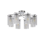 NL90989 Minnie 8 Light Ceiling Light Polished Chrome Crystal