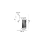 NL90999 Minnie 1 Light Wall Light Polished Chrome Crystal