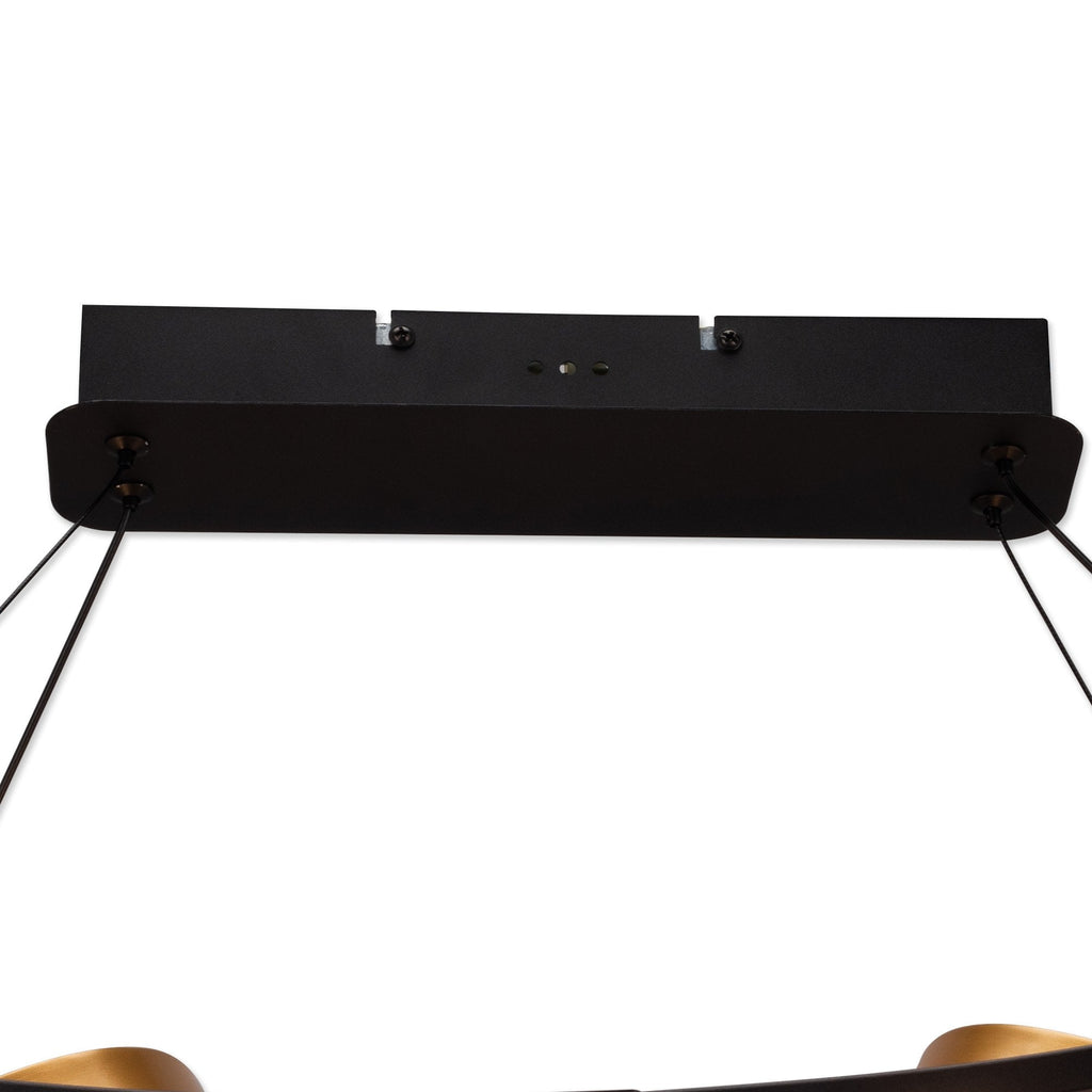 NL74519 Naegel 5 LED Linear Pendant Satin Black Gold