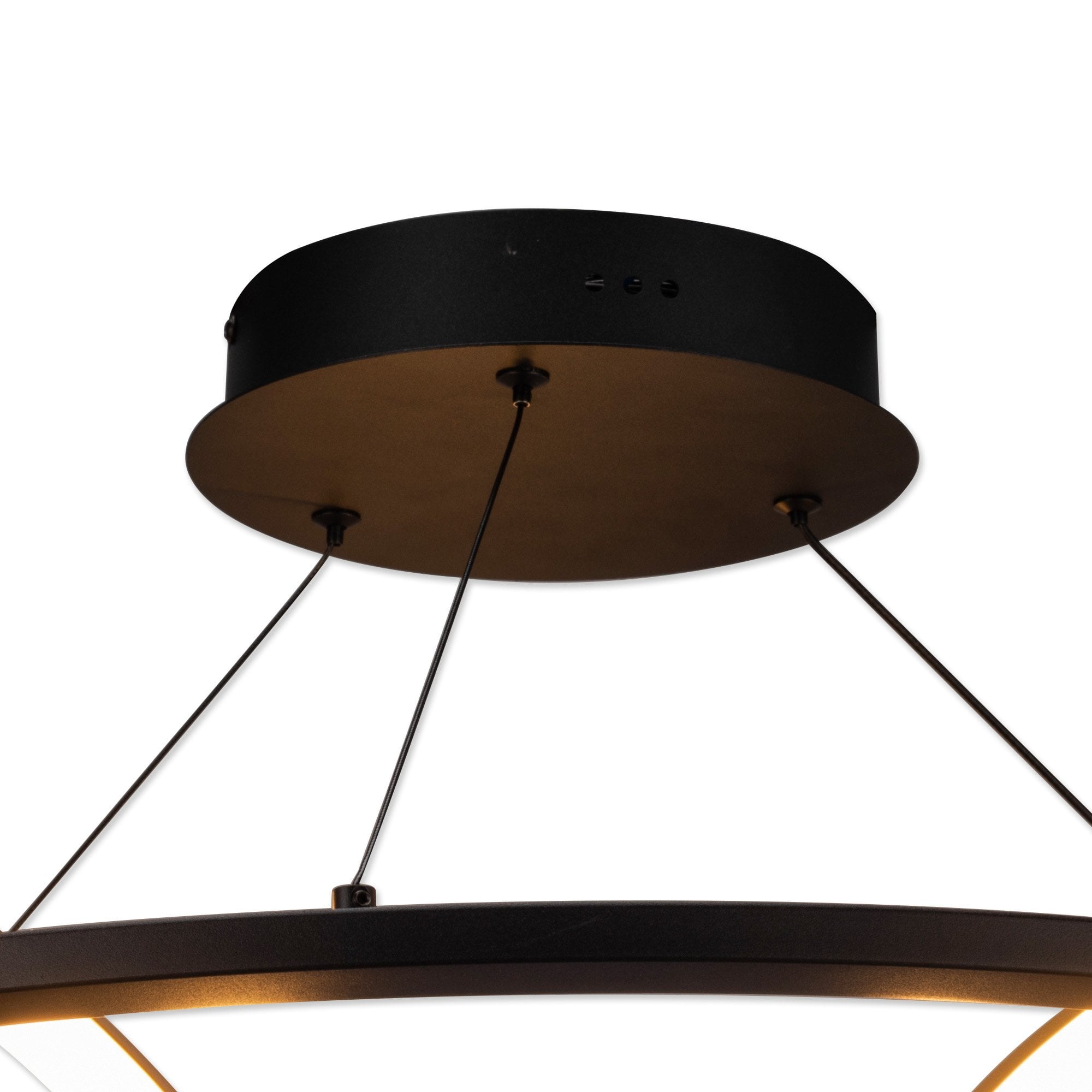 NL74529 Naegel 5 LED Round Pendant Satin Black Gold