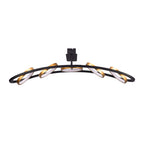 NL74539 Naegel 5 LED Ceiling Light Satin Black Gold