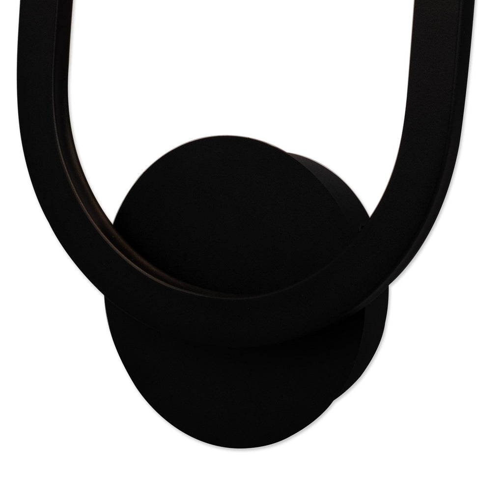 NL74559 Naegel 1 LED Wall Light Satin Black Gold