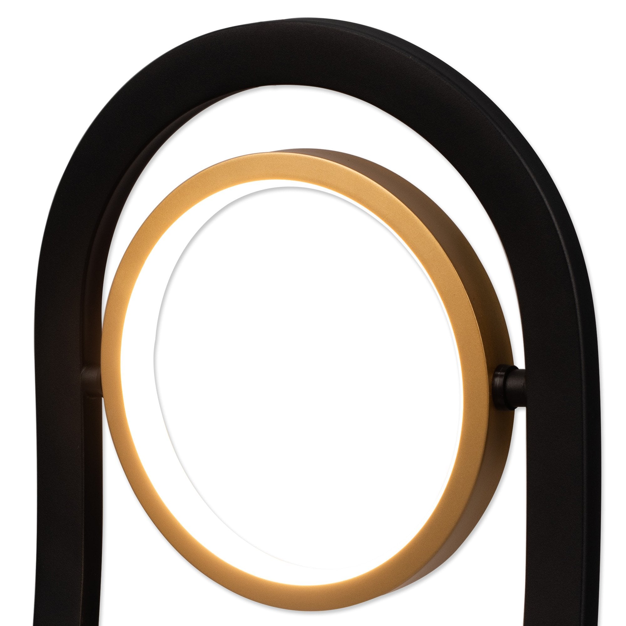 NL74559 Naegel 1 LED Wall Light Satin Black Gold