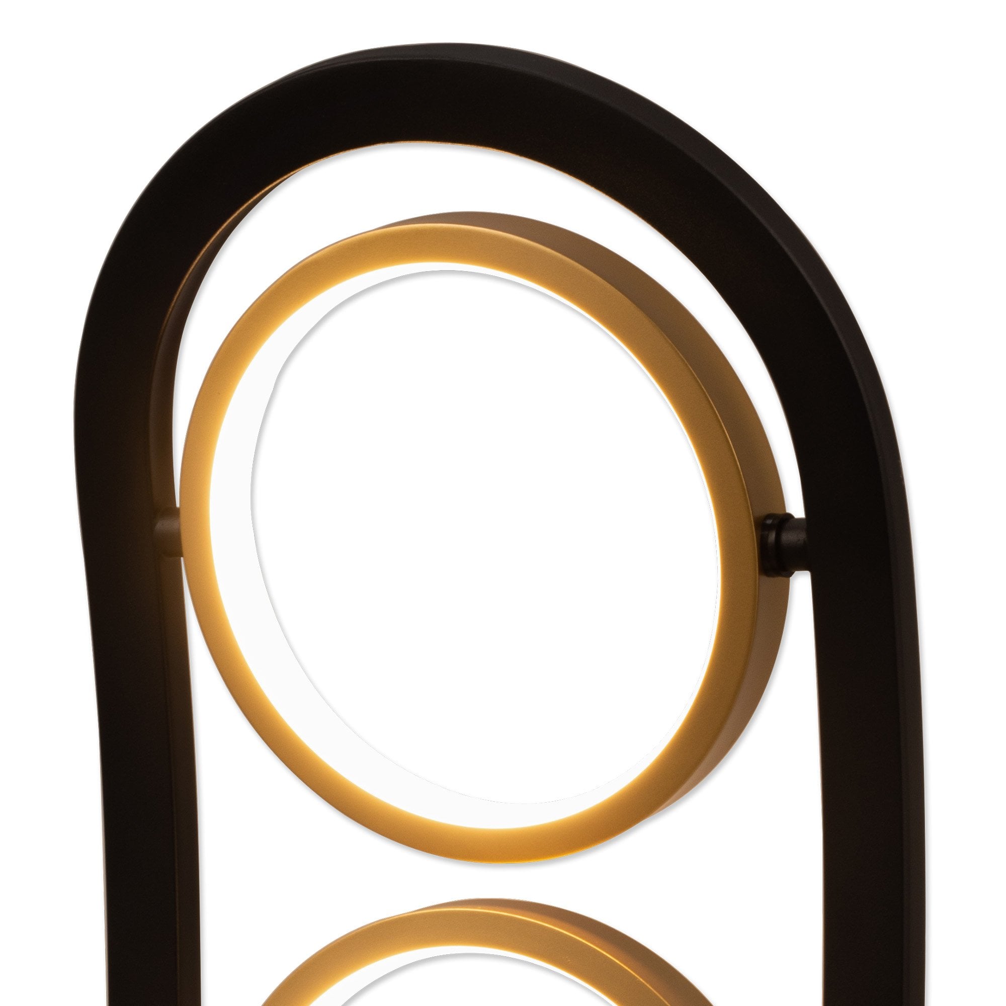 NL74569 Naegel 2 LED Table Lamp Satin Black Gold