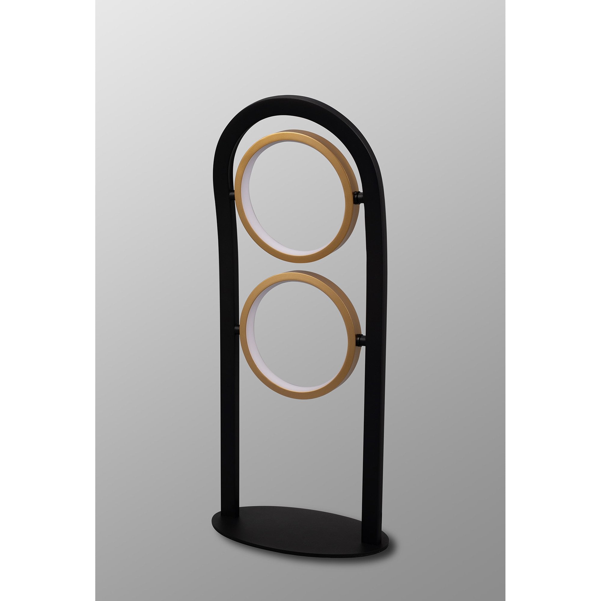 NL74569 Naegel 2 LED Table Lamp Satin Black Gold