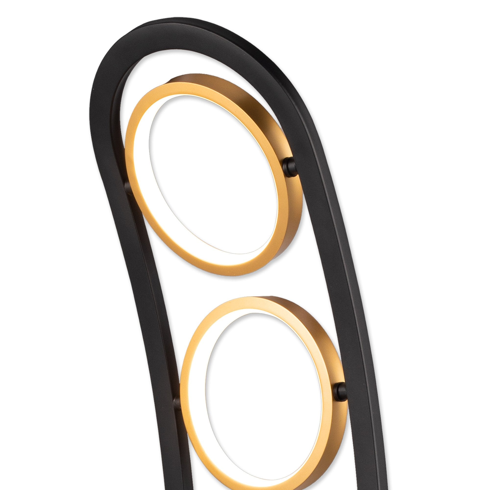 NL74579 Naegel 3 LED Floor Lamp Satin Black Gold