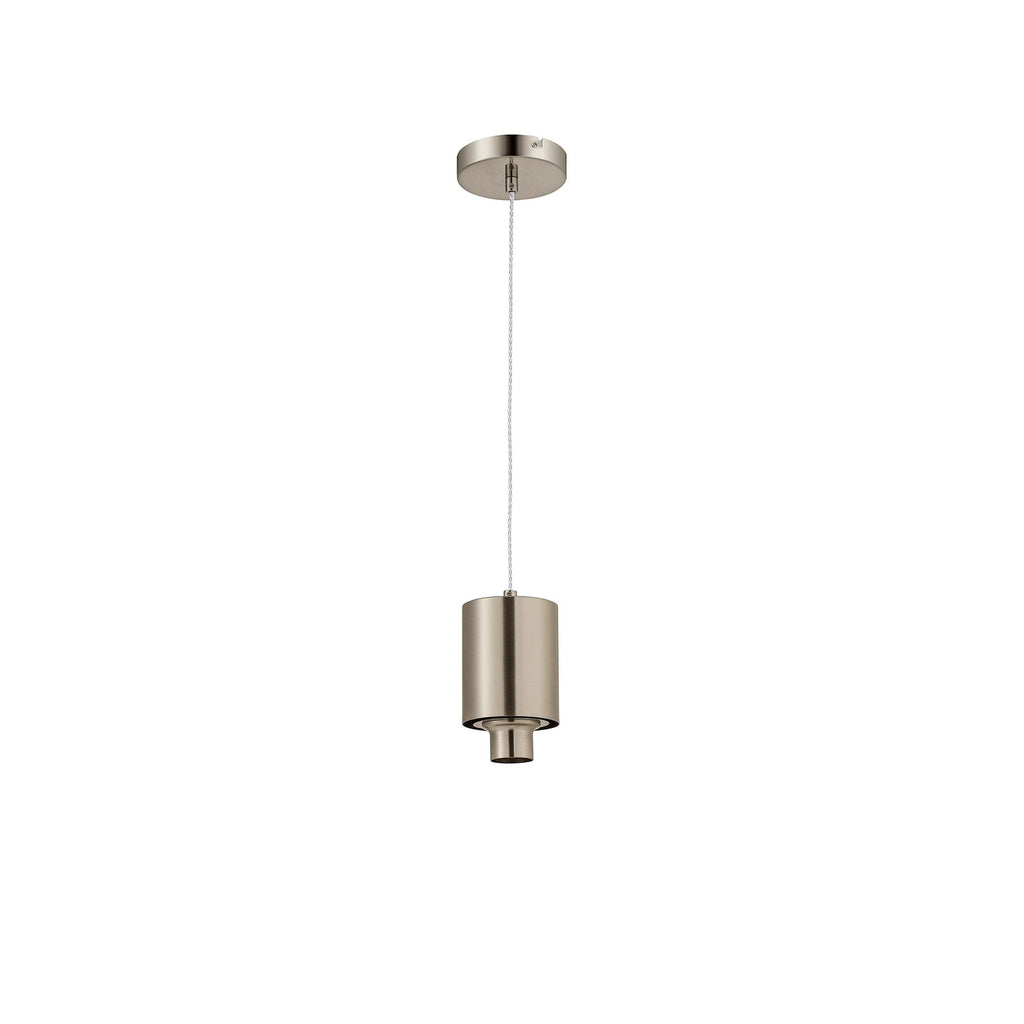 NLK09569 Olivia 1 Light Wide Pendant Satin Nickel