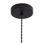 NLK09729 Olivia 1 Light Narrow Pendant Satin Black Smoke