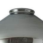 NLK09839 Olivia 1 Light Wide Pendant Satin Black Smoke