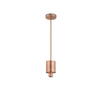 NLK10119 Olivia 1 Light Narrow Pendant Antique Copper Blue