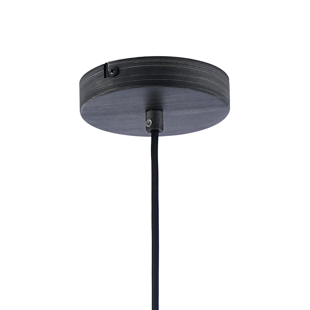 NLK10469 Olivia 1 Light Wide Pendant Pewter Lilac